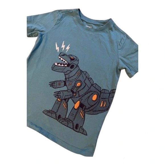 Robot Dino 🦖 shirt size 7 boys - Picture 2 of 2